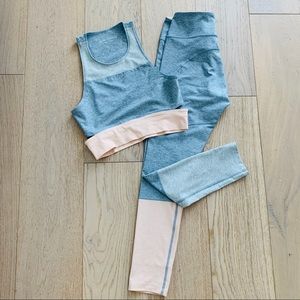 Outdoor Voices Legging and Slashback Crop Set